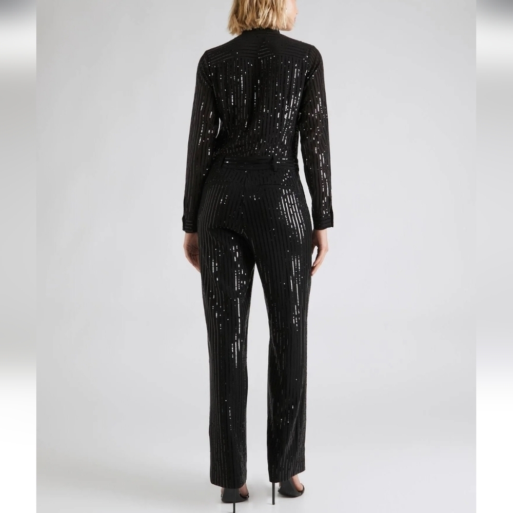 Michael Kors Black Sequin Jumpsuit - Picture 14 of 15